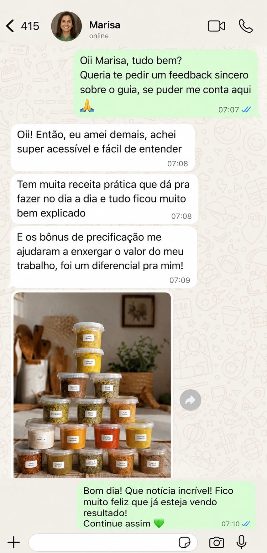 Depoimento sobre o Guia do Tempero